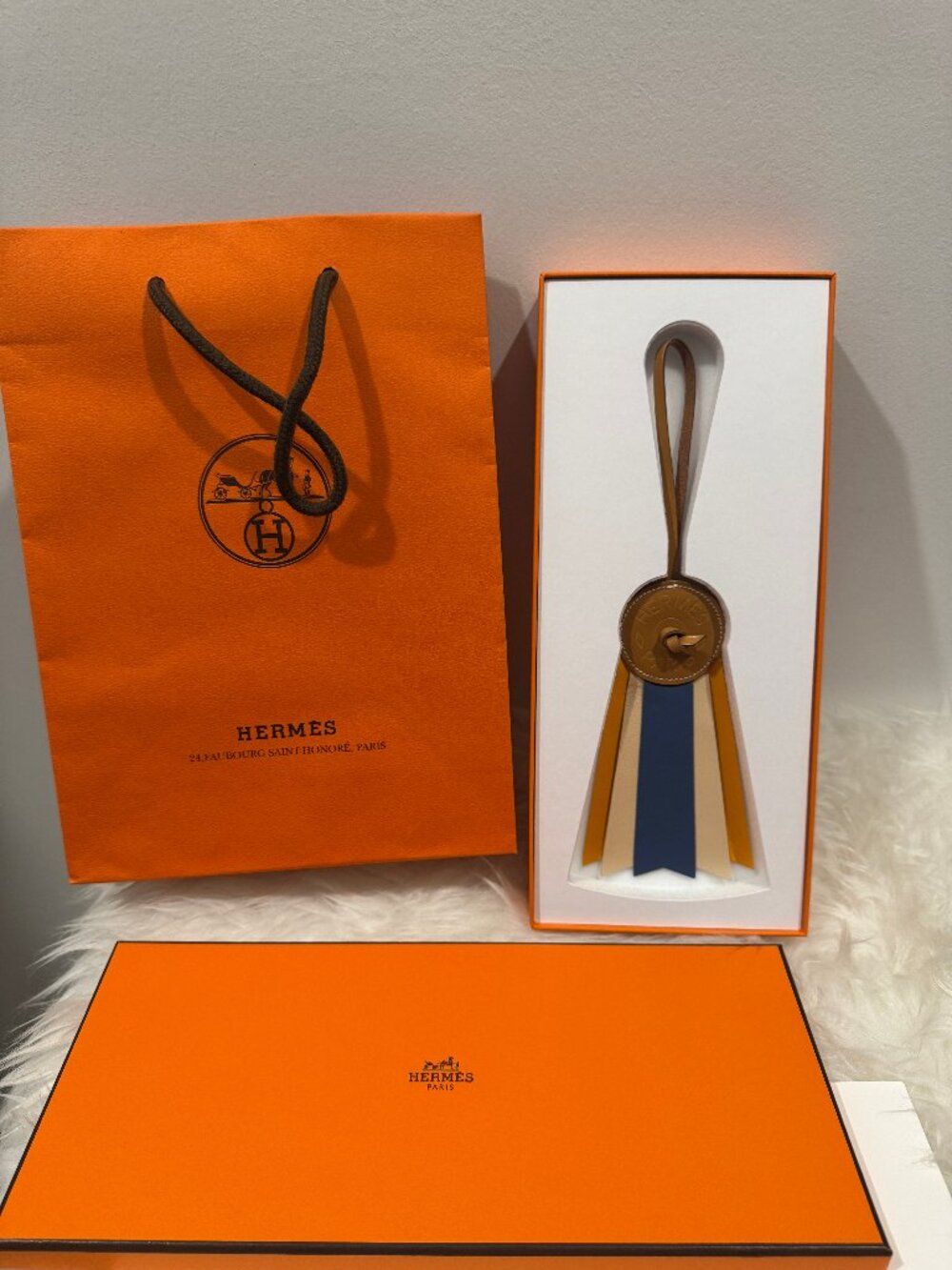 Hermes - Leather Paddock Flot Charm